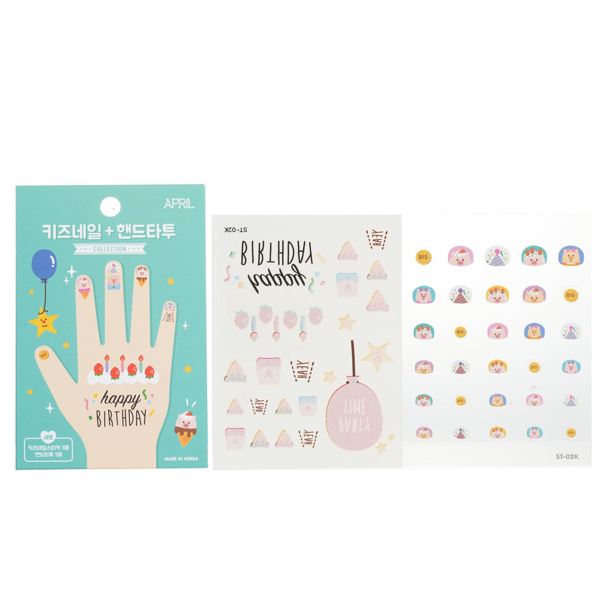 Cute nail and hand tattoo stickers for kids featuring playful designs like cats and castles, promoting creativity and fun.