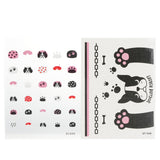 Adorable April Korea nail and hand stickers for kids featuring whimsical prints like French bulldogs and princesses.