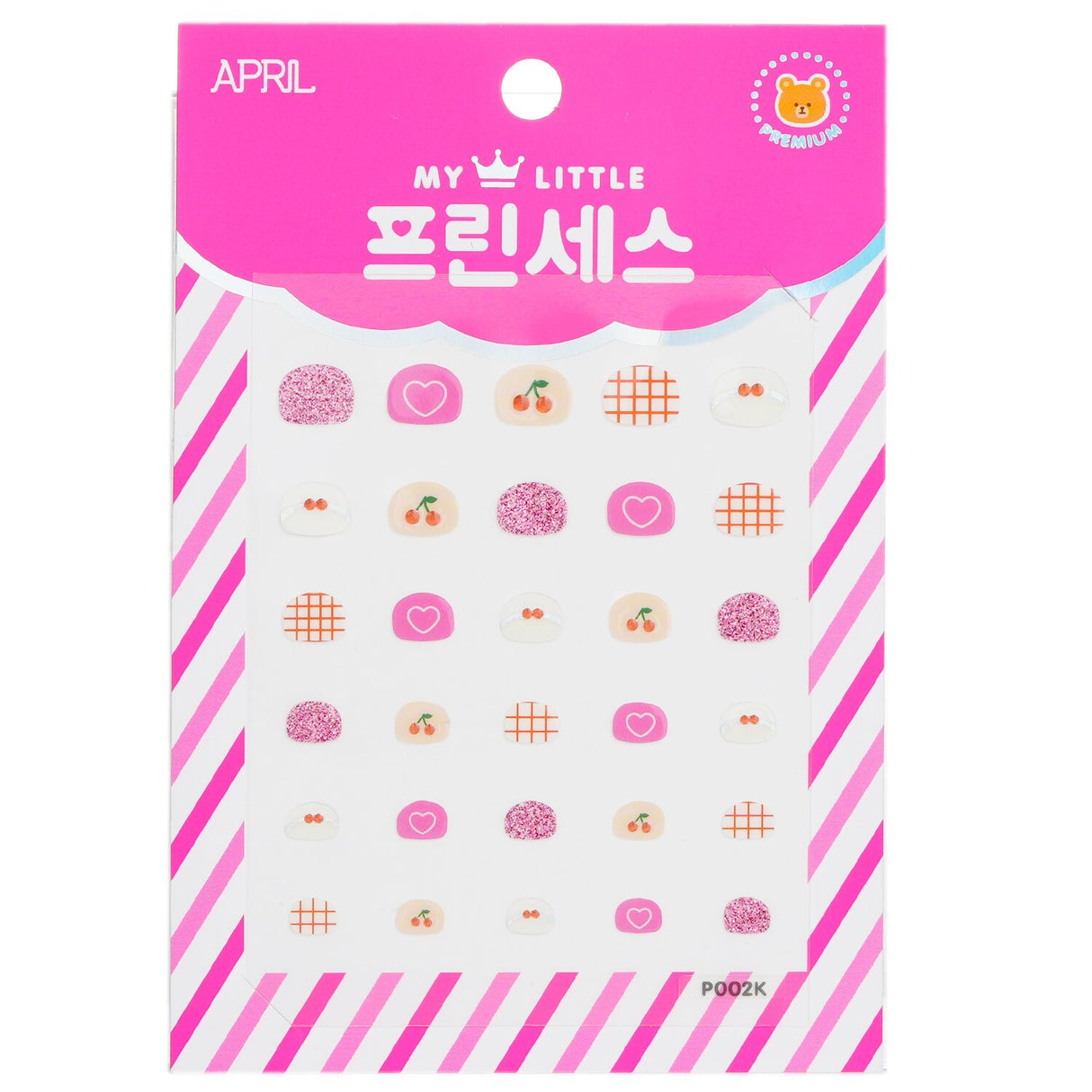 Nail sticker pack for kids featuring 'My Little Princess' designs, promoting creativity and fine motor skills in safe, fun application.