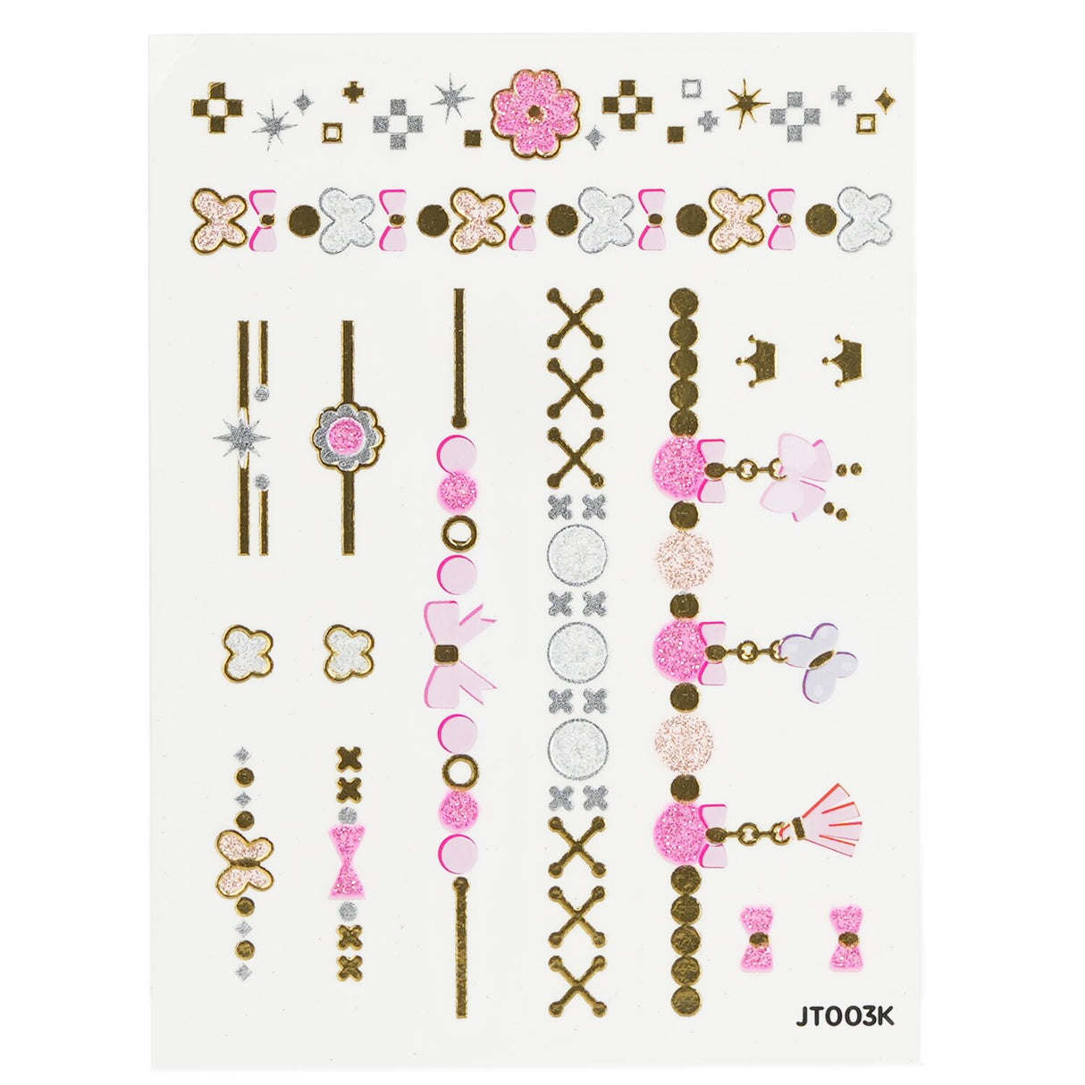 Colorful Princess Jewel Body Sticker featuring shiny designs, ideal for creative play and safe for kids' skin.