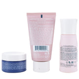 Luxurious 3-piece hair care set with shampoo, conditioner, and treatment mask for smooth, silky hair. Ideal gift option.