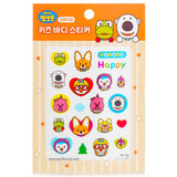 Adorable Pororo body sticker featuring Pororo and friends, perfect for creative play and easy to apply for kids aged 3+.