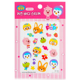 Pororo Body Sticker featuring Pororo and friends, ideal for kids’ creative play, easy to apply, gentle on skin.