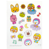 Adorable Pororo body sticker featuring Pororo the penguin and friends, perfect for imaginative fun for kids aged 3 and up.