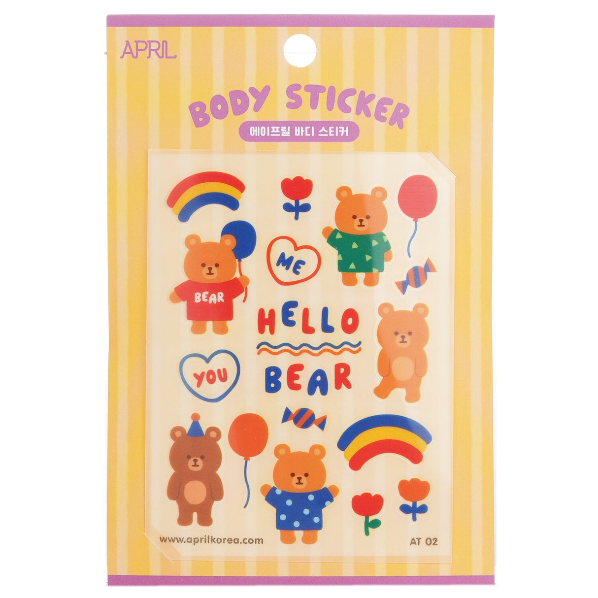 Colorful body stickers featuring fruit, rabbits, dinosaurs, and unicorns for kids' creative play and fun activities.