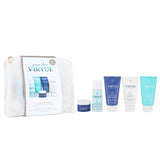 Virtue Mini Must-Haves Set includes 5 essential hair care products in travel-friendly sizes for healthier, shinier hair.