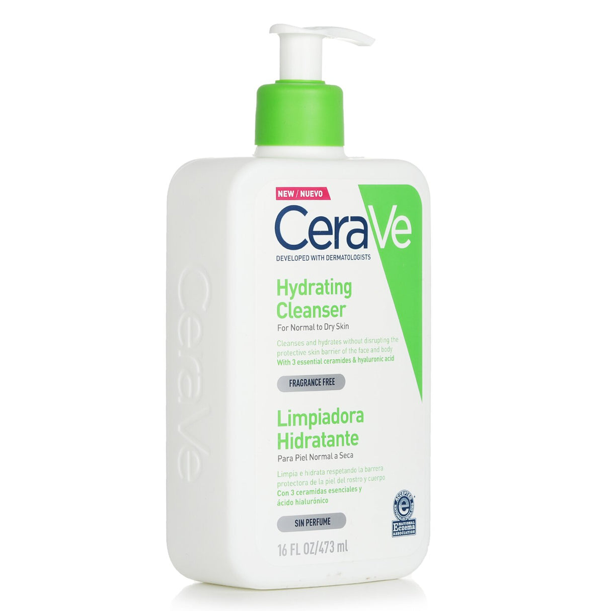 CeraVe - Hydrating Cleanser For Normal to Dry Skin  - 473ml/16oz