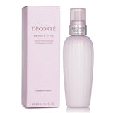 Cosme Decorte Prime Latte Essential Softening Milk in a 300ml bottle, formulated for deep hydration and radiant skin glow.