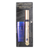 Estee Lauder 3-piece mascara set featuring volumizing mascara, waterproof pencil, and gentle makeup remover for bold eye looks.