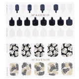 Vibrant Tropical Palmtree nail stickers, 36 pieces, offering salon-quality designs for effortless, radiant nails at home.