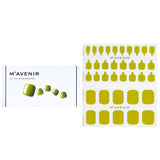 Mavenir Extra Olive Pedi nail stickers in green, 36 pieces, offering salon-quality nail art with radiant luster.