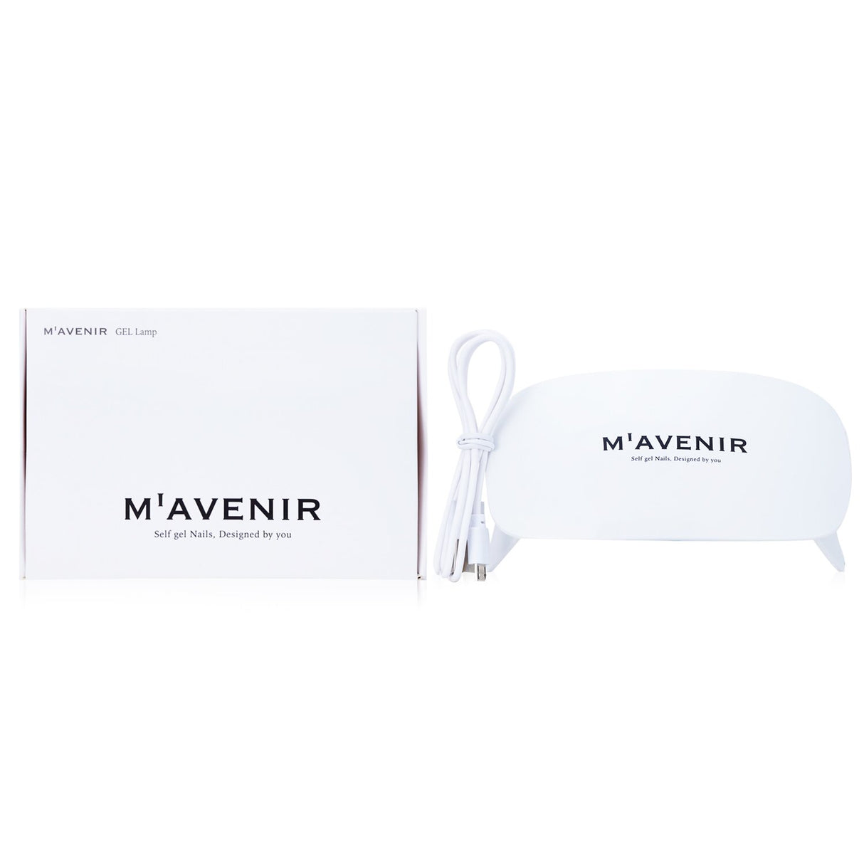 Compact Mavenir UV Lamp for salon-quality gel manicures and pedicures at home, powered via USB for portability.