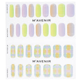 Colorful Neon Crossline nail stickers from Mavenir, 32pcs, offering salon-quality designs for all nail types and easy application.