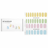 Assorted pastel cereal nail stickers, 32pcs, offering vibrant designs and salon-quality shine for effortless nail art.