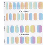 Assorted pastel nail art stickers in gel finish, perfect fit for all nails, safe and easy for stunning DIY manicures.