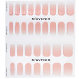 Pink Grapefruit Gradation nail stickers pack of 32 for easy, glamorous nail art at home, made with safe liquid gel.