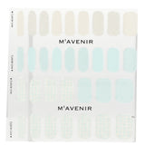 Mavenir Blue In Tweed Nail Stickers: 32 easy-apply salon-quality designs for stunning, safe nail art at home.