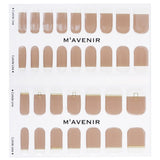 Mavenir Brown Nail Sticker set featuring 32 salon-quality gel stickers for stunning nail art and easy application at home.