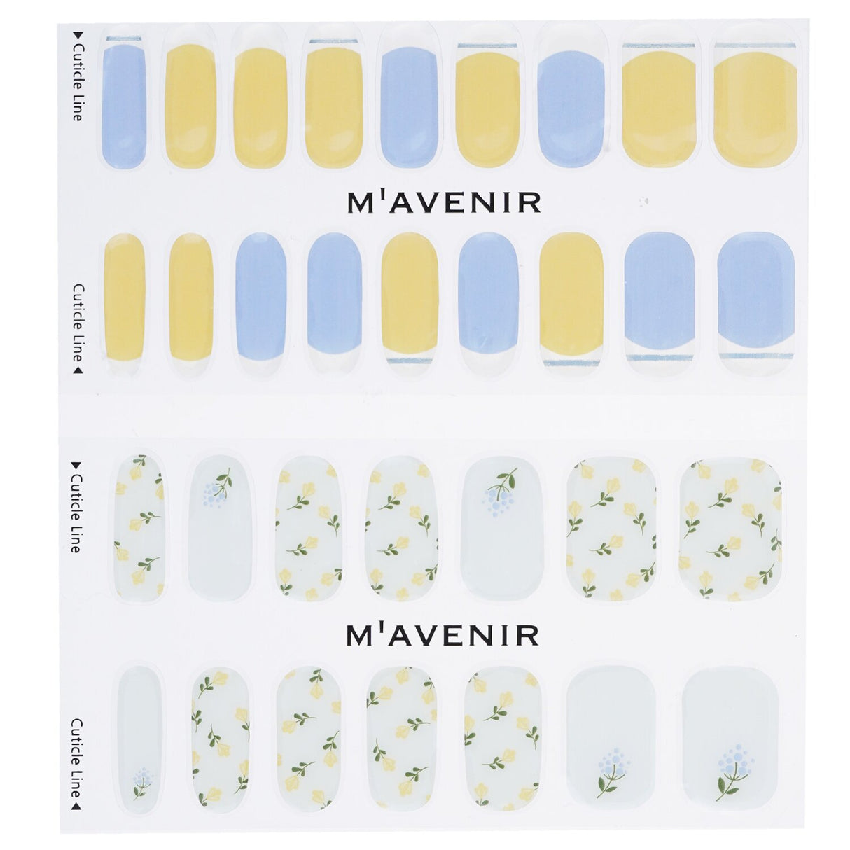 Mavenir Spring Floral Nail Stickers: 32 salon-quality patterned designs in vibrant colors for elegant, easy manicures.