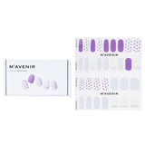 Vibrant Mavenir Iris Dot Nail Stickers, 32 pieces, offering salon-quality nail art with radiant luster for stylish at-home manicures.