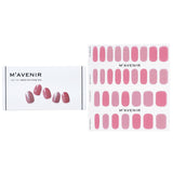 Pink Mavenir Nail Stickers featuring rose designs; 32 salon-quality pieces for vibrant, easy nail art at home.