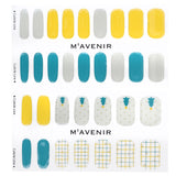 Colorful Mavenir nail stickers featuring grid and dot tree designs, perfect for stylish, salon-quality manicures at home.