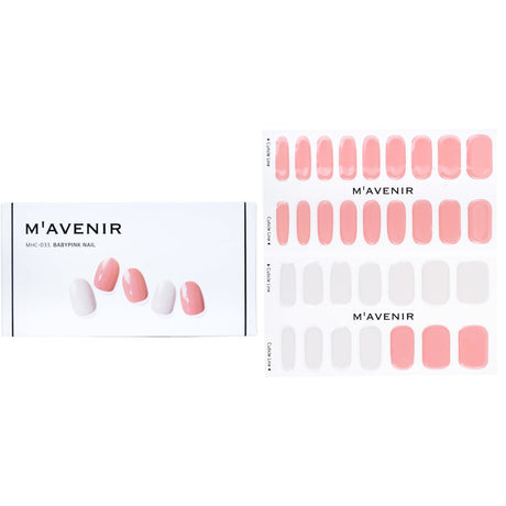 Mavenir Babypink Nail Stickers: 32 salon-quality, adhesive stickers for easy, stunning manicures at home.