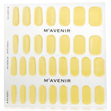 Mavenir Nutty Yellow Nail Stickers - 32 stylish, animal-friendly nail art stickers that shine brilliantly in natural light.