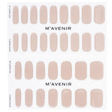 Mavenir Cosy Brown Nail Stickers - 32 premium gel stickers for salon-quality nails, fitting all sizes with radiant luster.