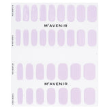 Purple nail stickers in Mystic design, 32 pieces, featuring radiant luster and perfect fit for all nail shapes.