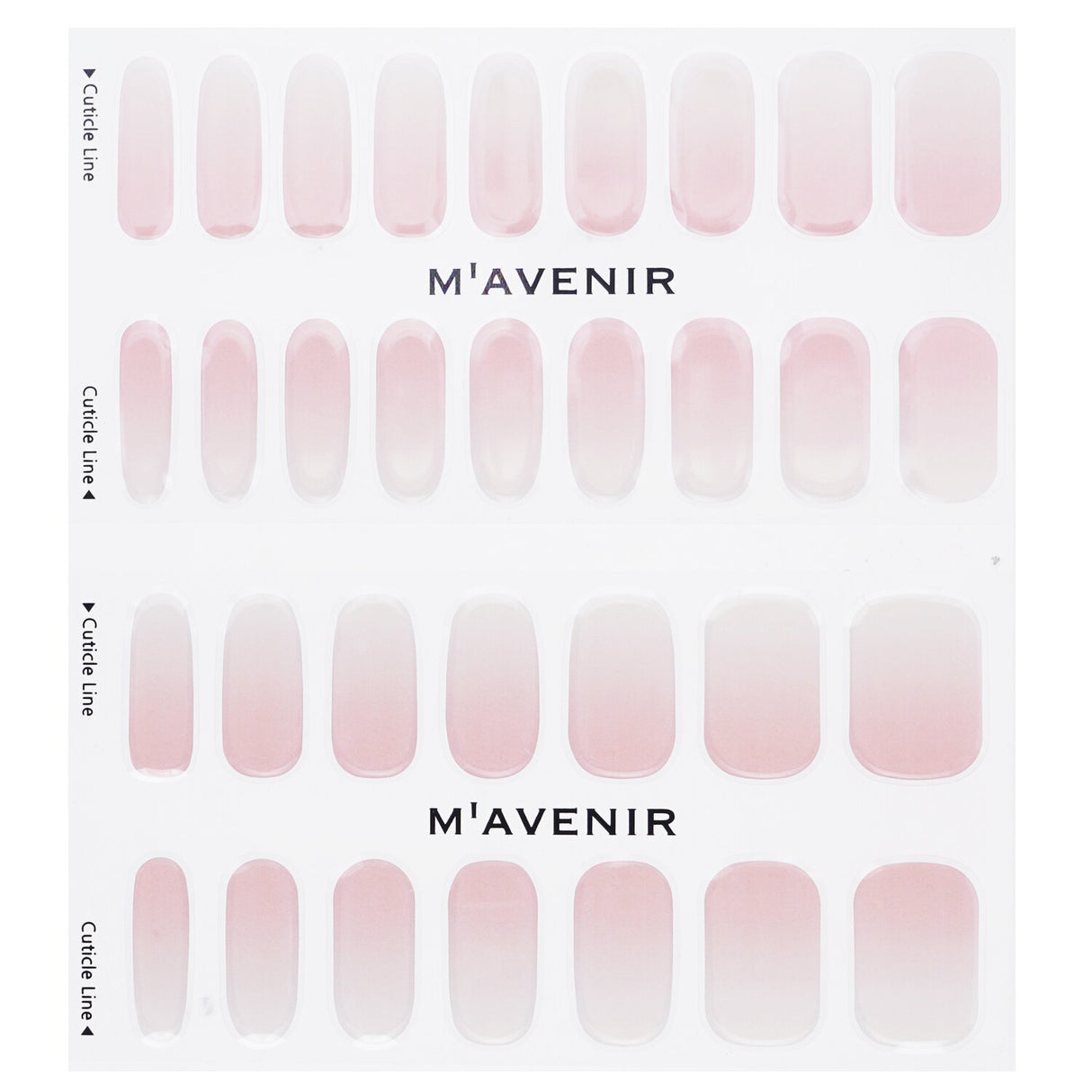 Pink Mavenir Nail Sticker set with 32 salon-quality designs for stunning, easy nail art at home. Perfect for all nail shapes.