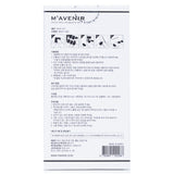 Mavenir Nail Stickers in white, 32 pieces; premium salon-quality, easy application, vibrant designs, and animal-friendly.