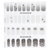 Mavenir Tiger Punch Nail Stickers - 32 patterned, glossy nail art stickers for easy, salon-quality manicures at home.