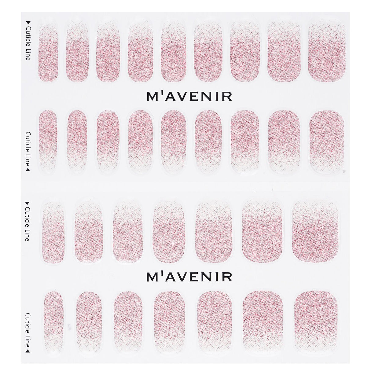 Mavenir Fiesta Pink Rose Nail Stickers - 32 salon-quality stickers for quick, radiant nail art; easy to apply and skin-safe.