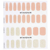 Pink Mavenir nail art stickers featuring 32 beach-inspired designs for a radiant manicure, safe and easy for all nail types.