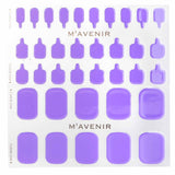 Purple Mavenir Nail Stickers - # Dawn Pedi set of 36 for salon-quality nail art, safe and easy for all nail sizes.