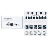Vibrant Mavenir patterned nail stickers, 36 pieces, designed for easy application and a salon-quality finish at home.