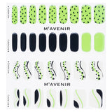 Mavenir Nail Sticker #Ola - 32pcs, salon-quality patterned gel stickers for stunning nails, safe, fits all sizes, easy to apply.