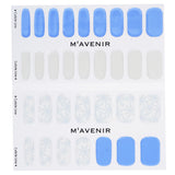 Colorful set of 32 adhesive nail stickers, crafted with real liquid gel for vibrant, salon-quality nail art at home.
