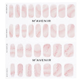 Pink Planet Nail Stickers by Mavenir, 32 salon-quality designs, made of liquid gel for vibrant, effortless nail art at home.