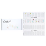 Mavenir White Nail Stickers featuring 32 versatile designs for easy, salon-quality nail art at home.