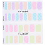 Vibrant Mavenir Neon Racer Nail Stickers in 32 assorted colors, perfect for easy, salon-quality nail art at home.