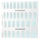 Blue Soda nail stickers by Mavenir, 32 pieces, offering salon-quality, radiant designs for effortless at-home manicures.