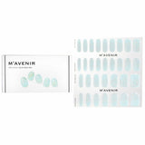 Mavenir Blue Soda Nail Stickers pack of 32 for salon-quality, easy nail art with radiant luster and safe, animal-friendly materials.