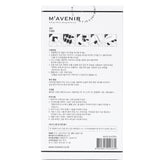 Mavenir blue nail stickers with jade shell design, 36 pieces for a salon-quality manicure at home, animal-friendly.