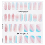 Mavenir Pink Beach Nail Stickers - 32pcs, vibrant gel stickers for easy, salon-quality nail art at home.