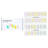 Assorted colour nail stickers pack featuring 32 salon-quality designs with radiant luster for stunning nail art.