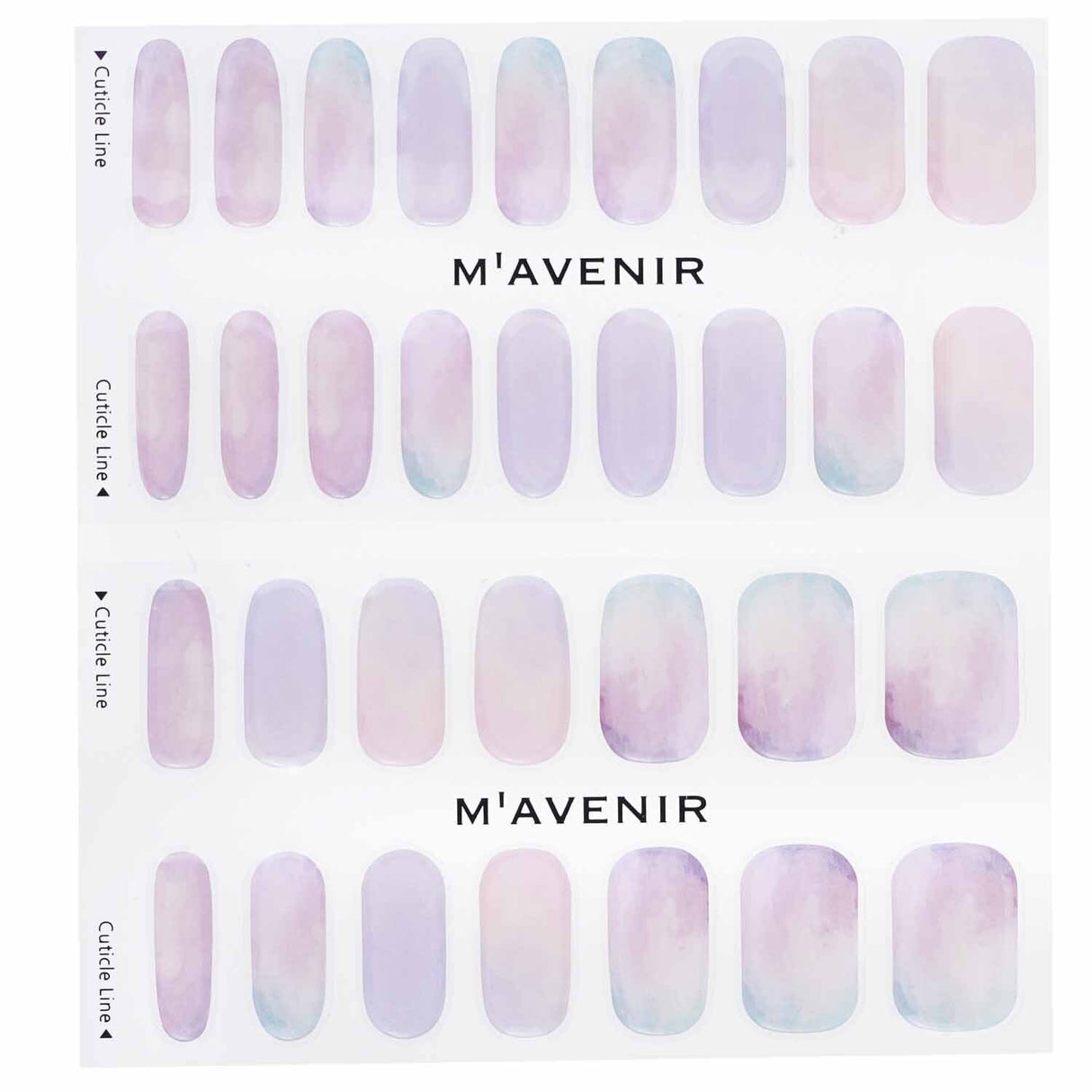 Purple Mavenir Nail Stickers enhance nails with 32 stylish, durable designs, perfect for quick, salon-quality manicures at home.