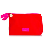 Hydra-Essentials Collection by Clarins featuring a cream, scrub, mask, and stylish bag for ultimate skin hydration and care.