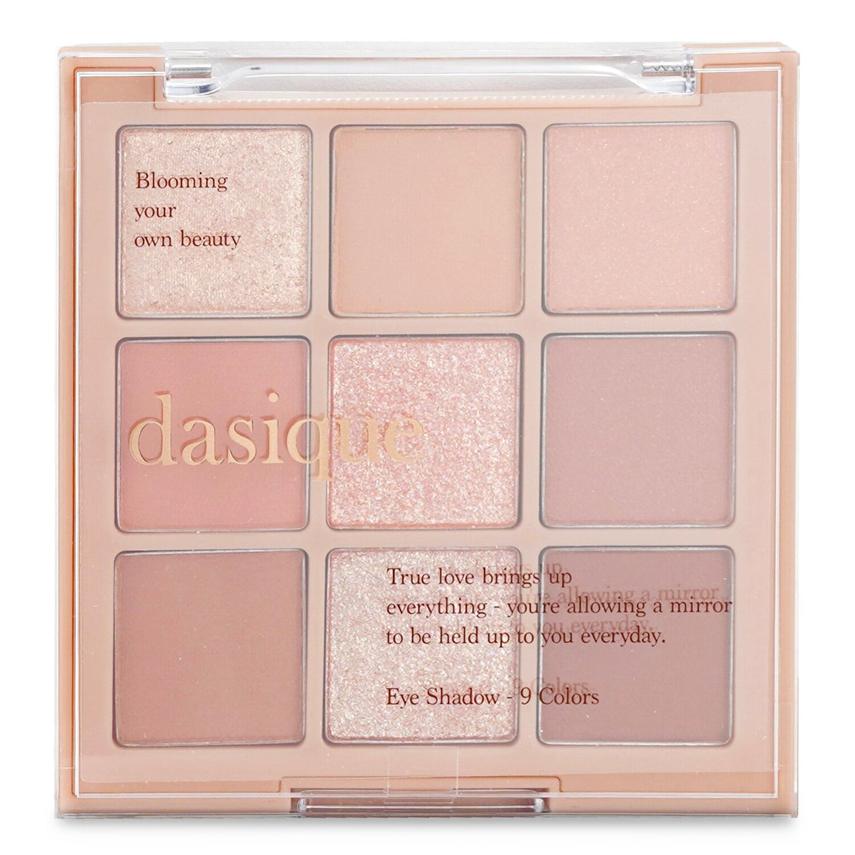 Vegan Dasique Shadow Palette #05 Sunset Muhly with nine rich shades for versatile, long-lasting eye looks.